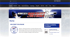 Desktop Screenshot of d6hockey.net