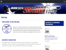 Tablet Screenshot of d6hockey.net